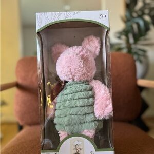 Disney Pink and Green Stuffed Piglet Toy